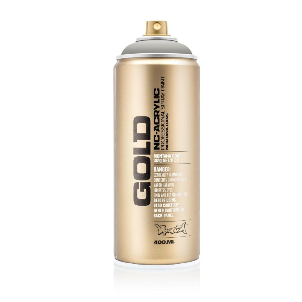 Montana Gold Acrylic Professional Spray Paint - 400 ML Can - Iron Curtain (G 7030)