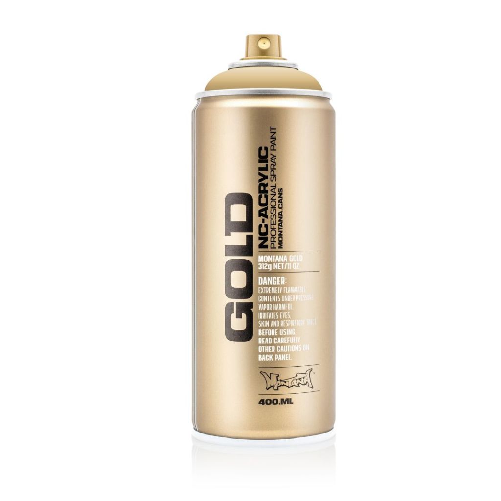 Montana Gold Acrylic Professional Spray Paint - 400 ML Can - Sahara Beige (G 8020)