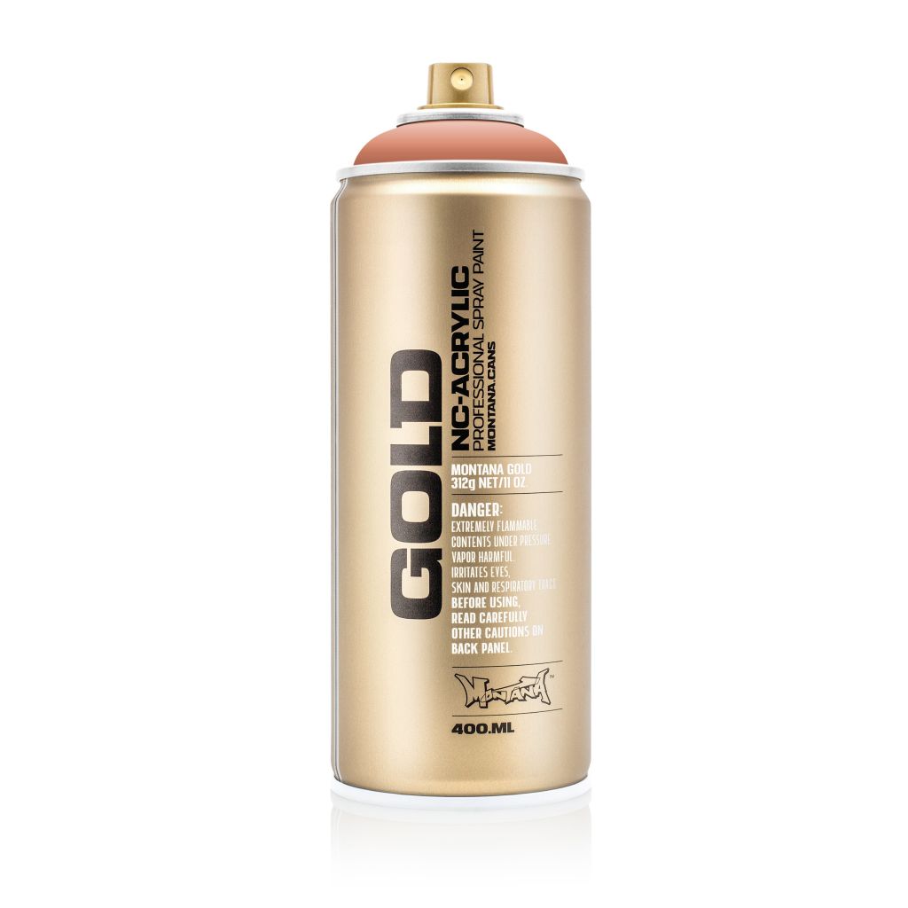 Montana Gold Acrylic Professional Spray Paint - 400 ML Can - Dirty Apricot (G 8080)