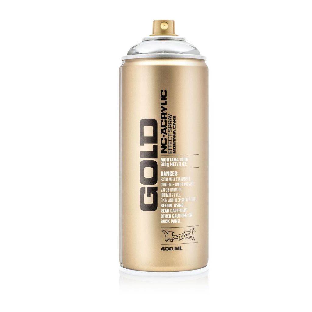 Montana Gold Acrylic Professional Spray Paint - 400 ML Can - Silverchrome (M 1000)