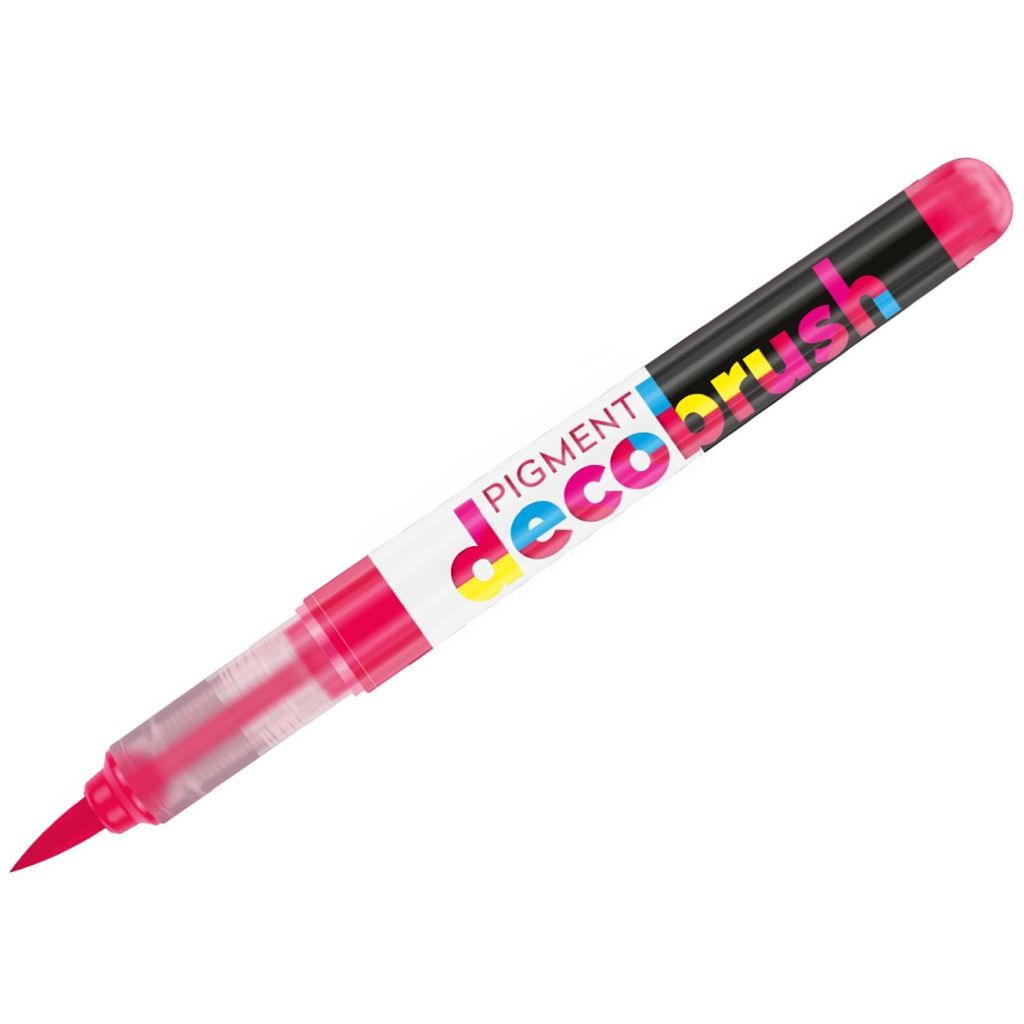 Karin Pigment DecoBrush Acrylic Marker - Brush Tip - Poppy (199U)