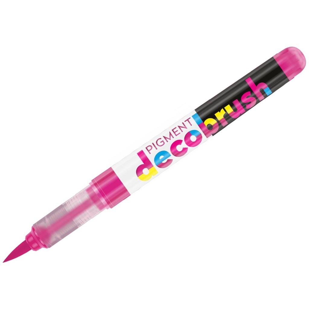 Karin Pigment DecoBrush Acrylic Marker - Brush Tip - Cerise (211U)