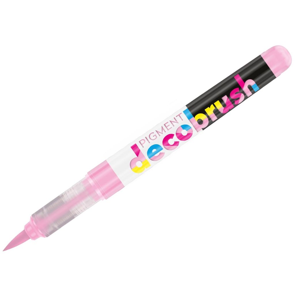 Karin Pigment DecoBrush Acrylic Marker - Brush Tip - Pink (231U)