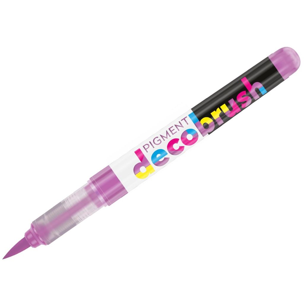 Karin Pigment DecoBrush Acrylic Marker - Brush Tip - Red Lilac (2405U)