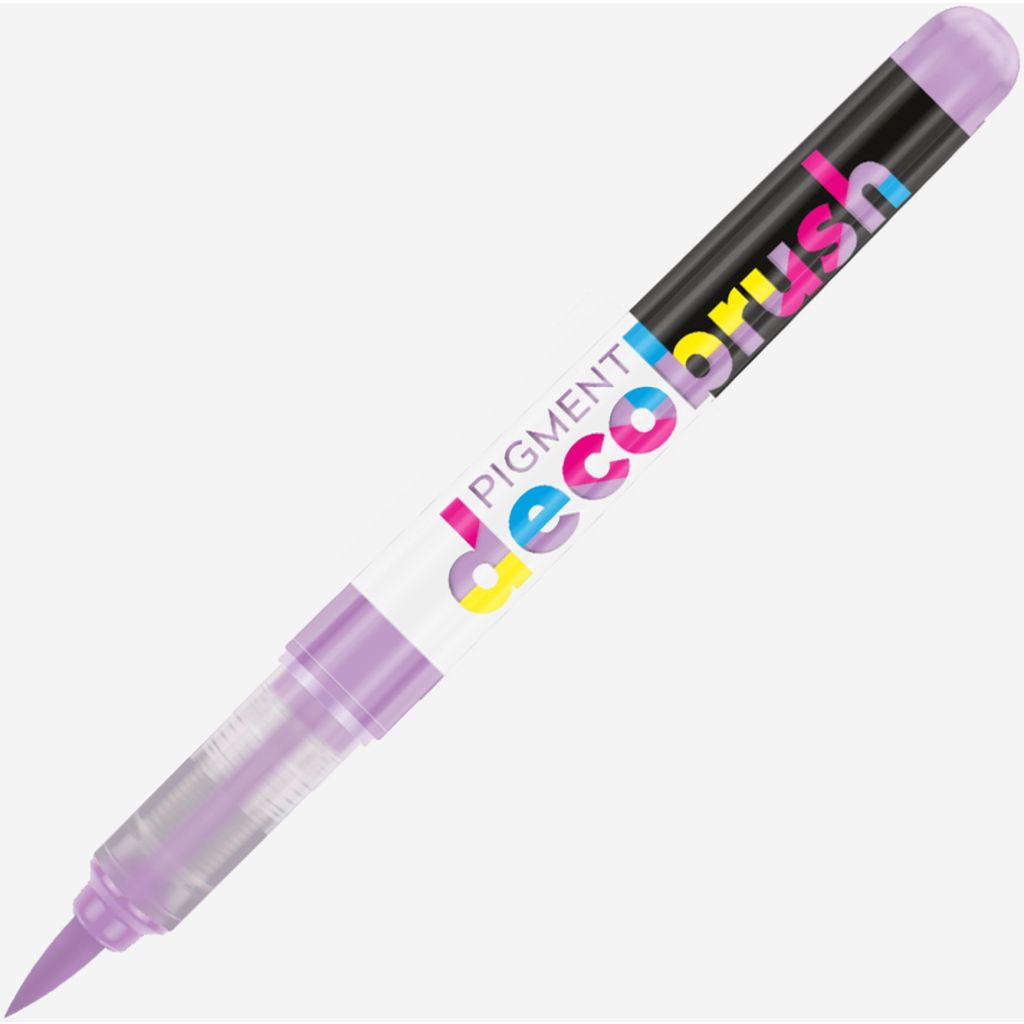 Karin Pigment DecoBrush Acrylic Marker - Brush Tip - Pastel Violet (2635U)