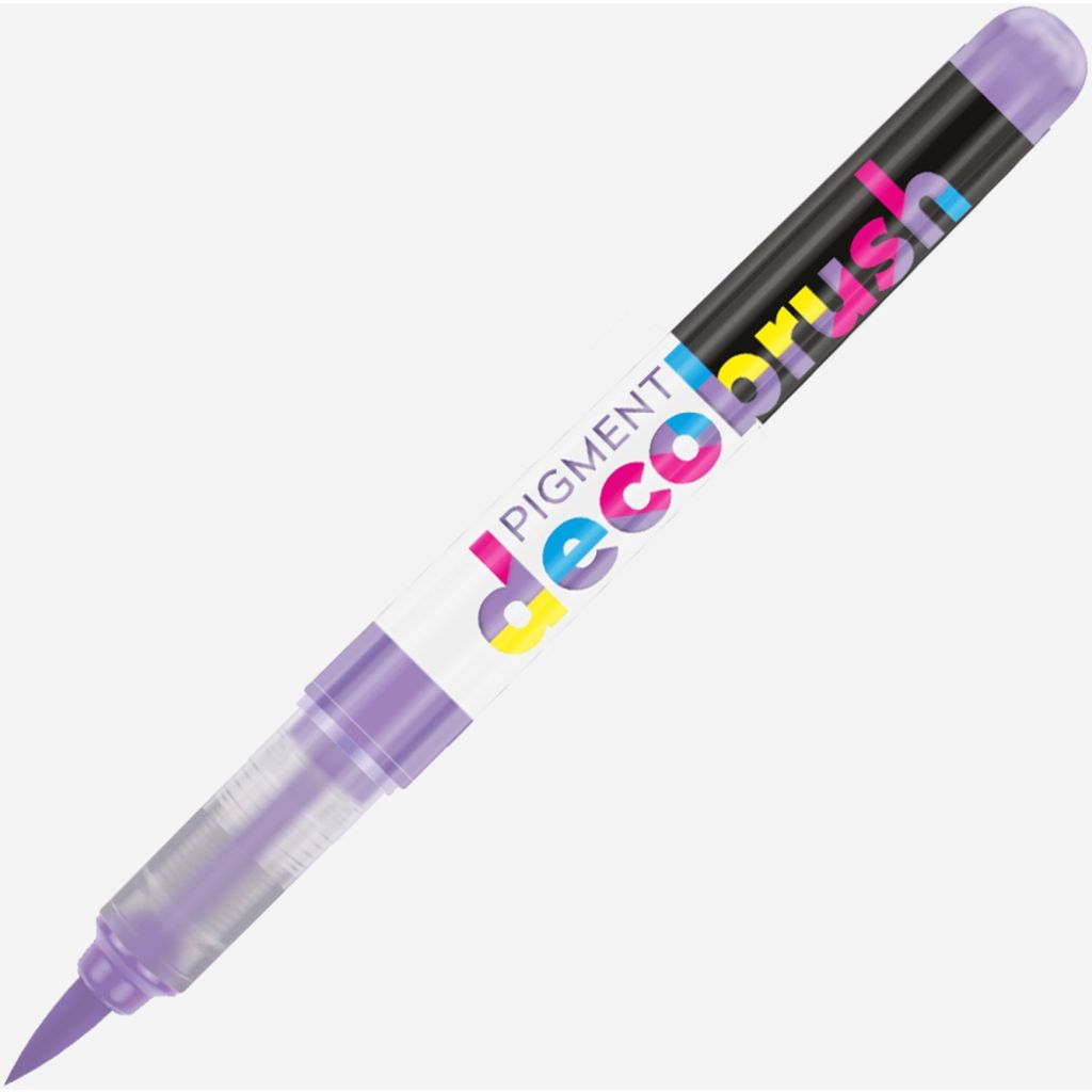 Karin Pigment DecoBrush Acrylic Marker - Brush Tip - Pale Violet (265U)