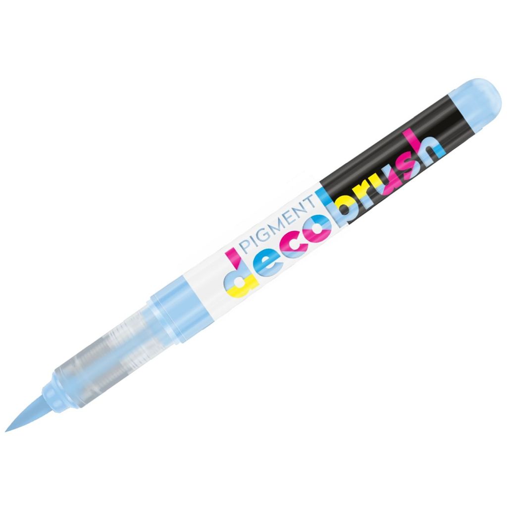 Karin Pigment DecoBrush Acrylic Marker - Brush Tip - Pastel Blue (283U)