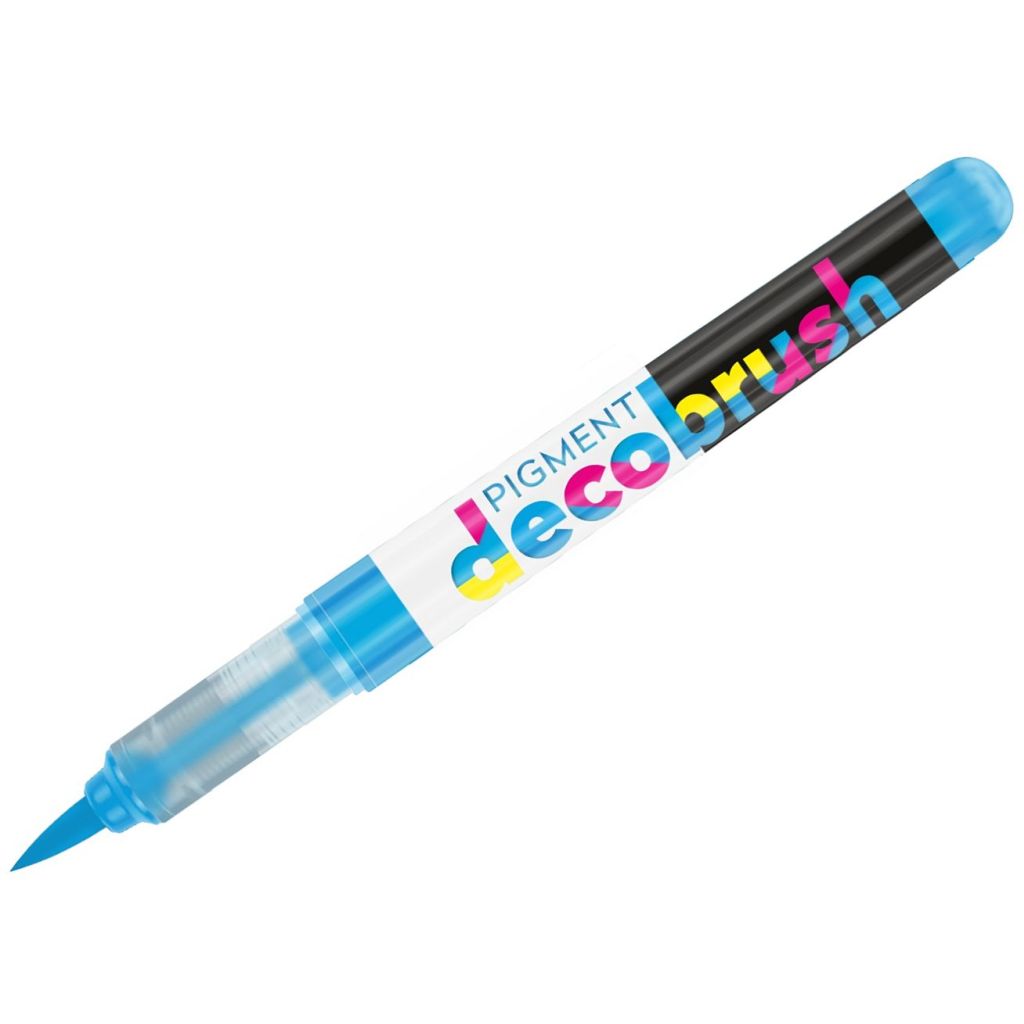 Karin Pigment DecoBrush Acrylic Marker - Brush Tip - Aegean (2915U)