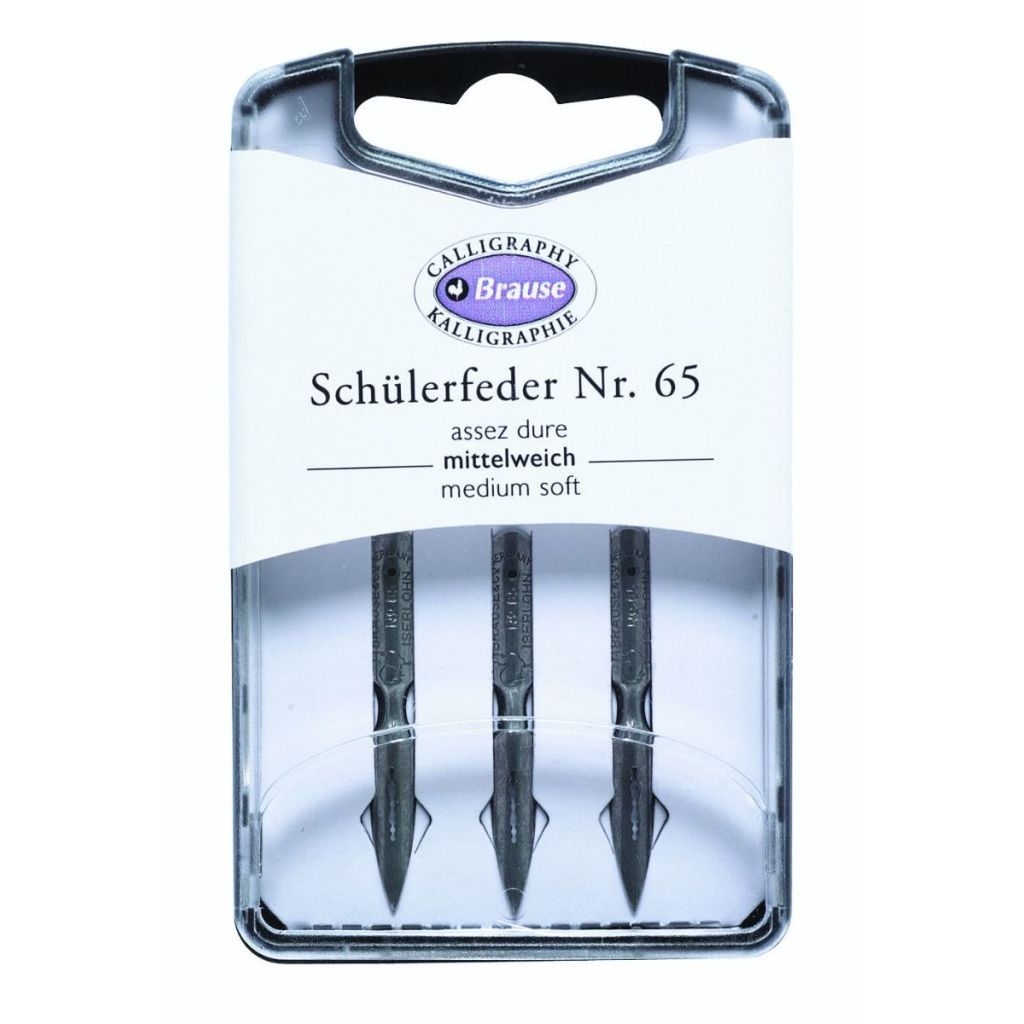 Brause B65 Writing Nibs - Ecoliere / Medium Soft - Box of 3