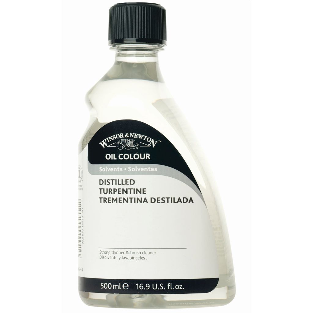 Winsor & Newton Distilled Turpentine Bottle - 500 ML