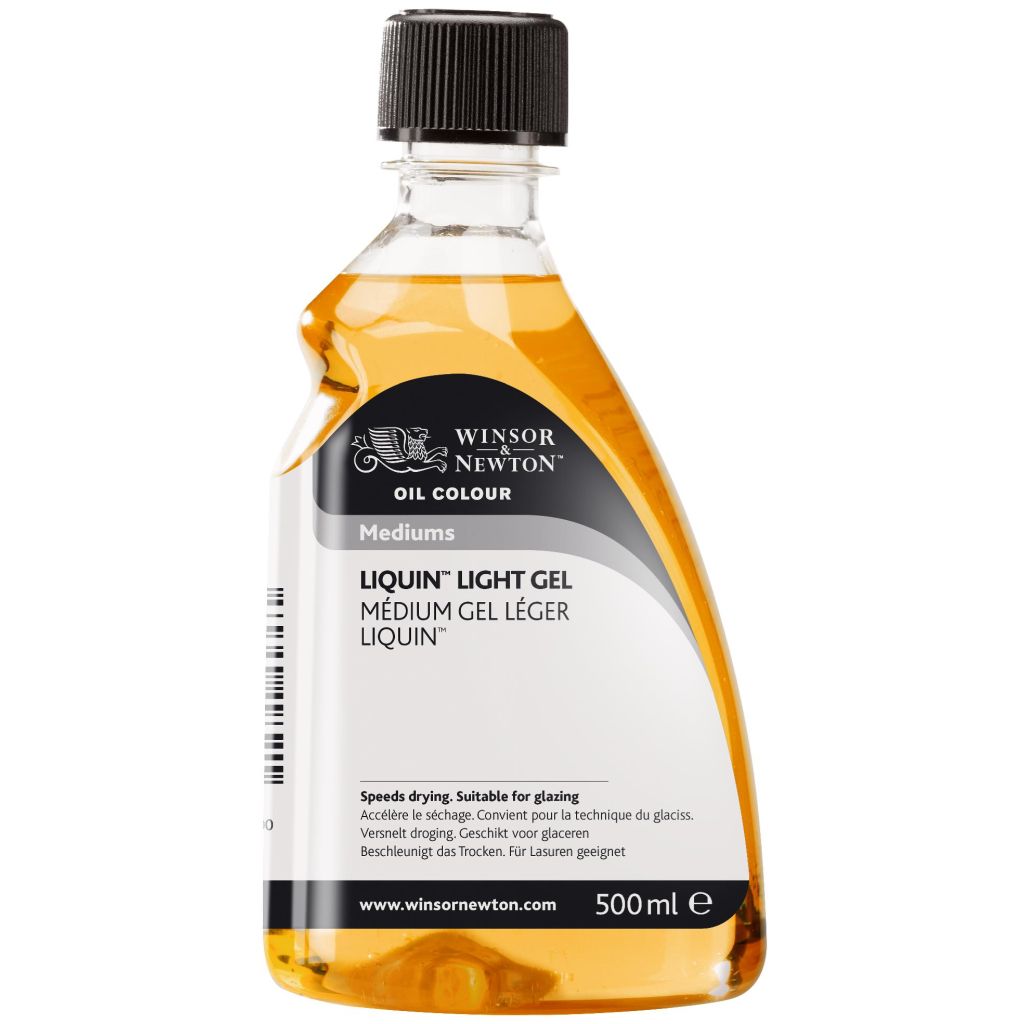 Winsor & Newton Liquin Light Gel Medium Bottle - 500 ML