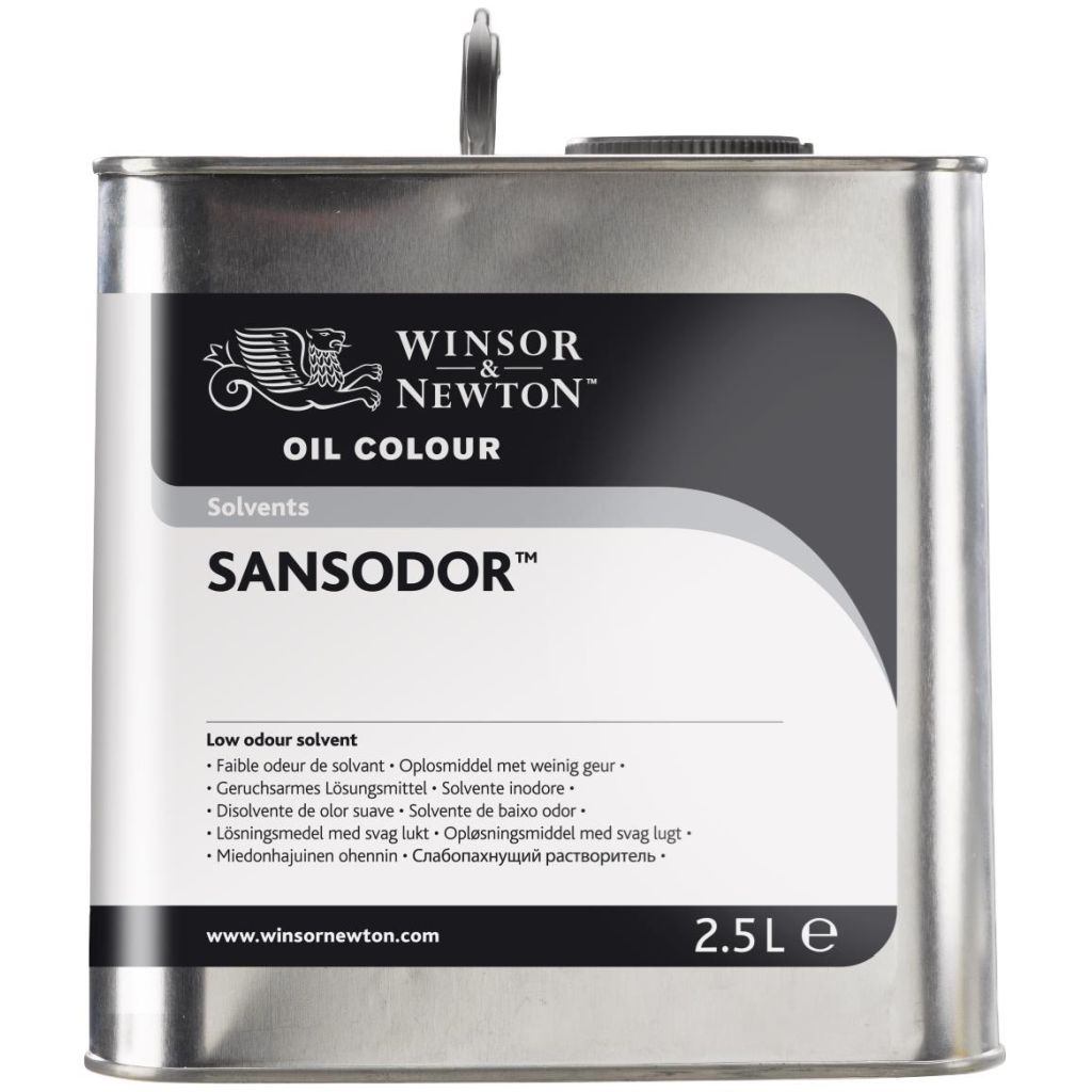 Winsor & Newton Sansodor (Low Odour Solvent) Tin - 2.5 Litres