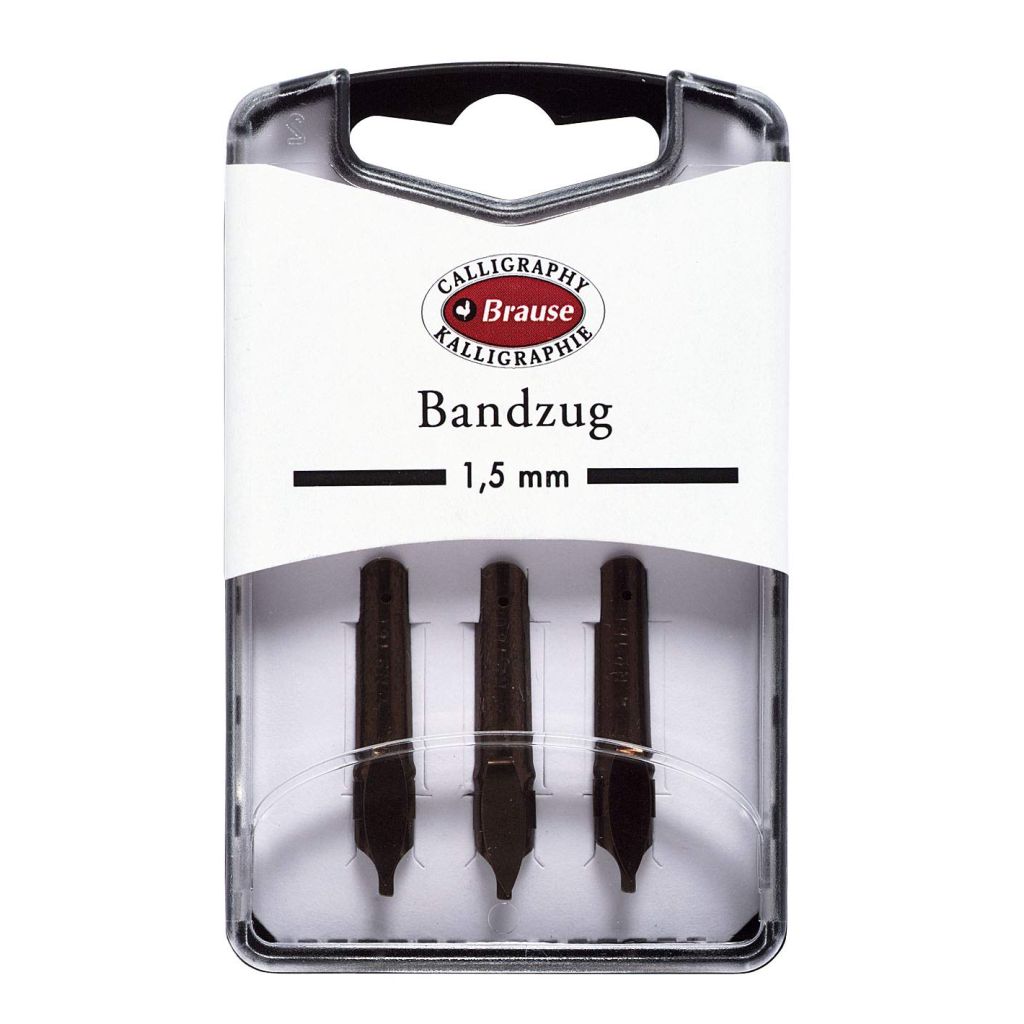 Brause Calligraphy Nibs - Bandzug - Size 1.5 MM - Box of 3