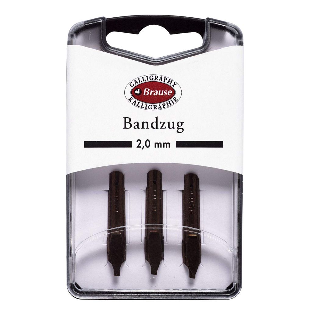 Brause Calligraphy Nibs - Bandzug - Size 2 MM - Box of 3