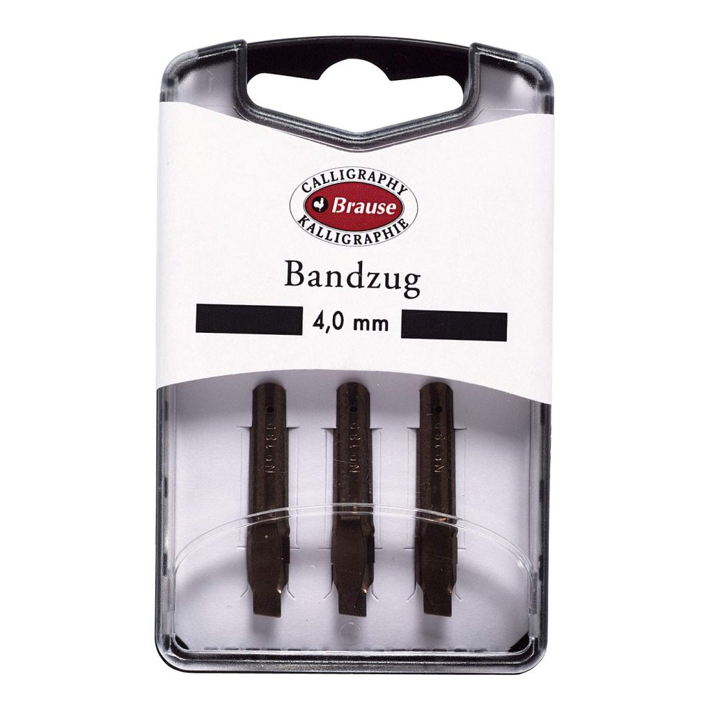 Brause Calligraphy Nibs - Bandzug - Size 4 MM - Box of 3