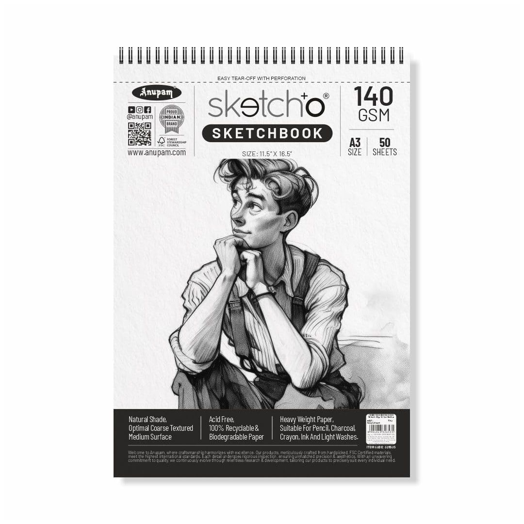 Anupam SketchO Sketch Book A3 (11.5 x 16.5