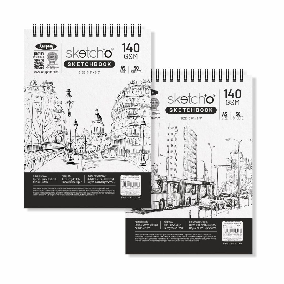 Anupam SketchO Sketch Book A5 (5.8 x 8.3