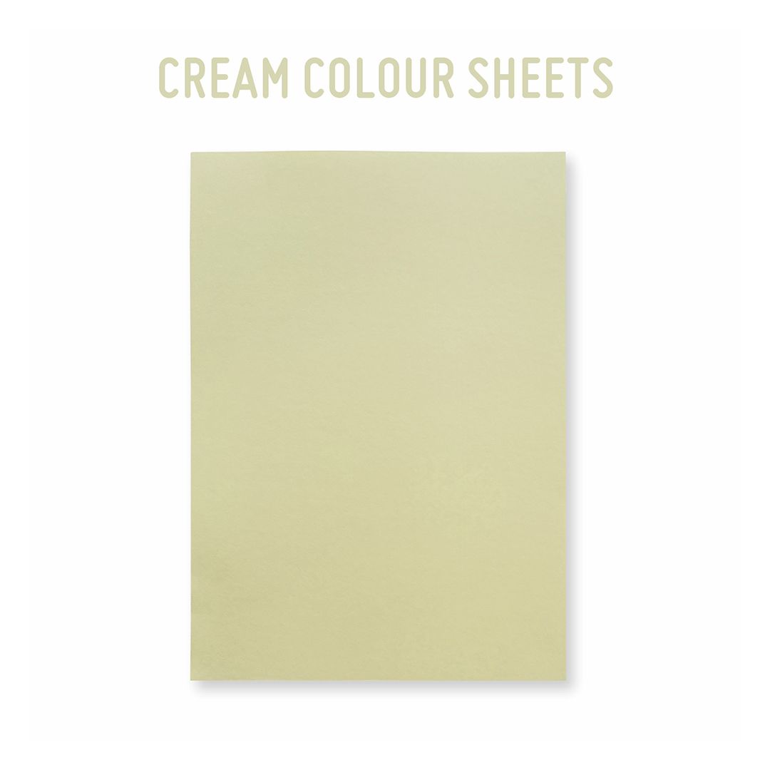 Anupam Pastel Colour Paper A3 160 GSM, Polypack of 5 Assorted Colours 25 Sheets