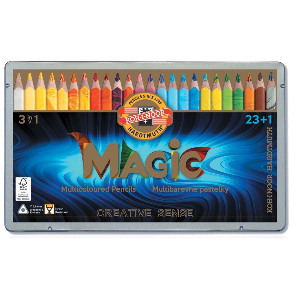 Koh-I-Noor Magic Artist's Multicoloured Pencils - SETS | Art
