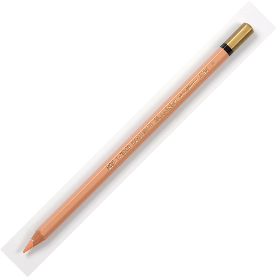 Koh-I-Noor Mondeluz Aquarell Artist's Water Soluble Coloured Pencil - Apricot Orange (9)