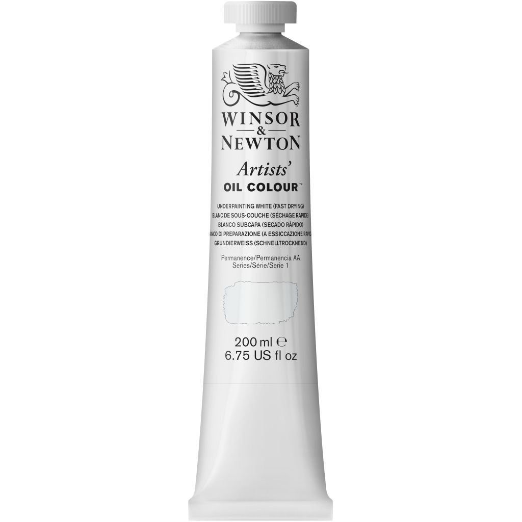 Winsor & Newton Artists' Oil Colour - Tube of 200 ML - Underpainting White (674)