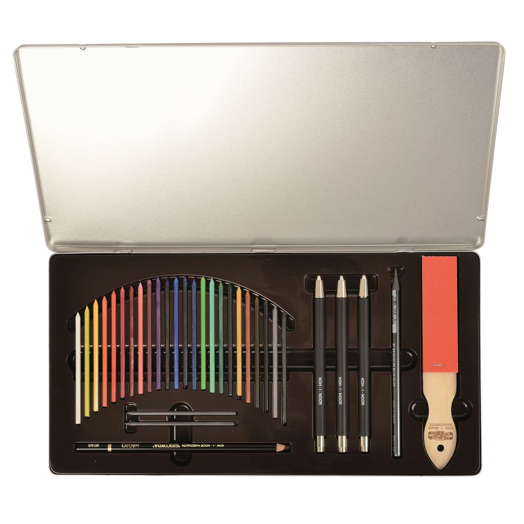 Koh-I-Noor Polycolor Drawing Art Set of 32 Pieces