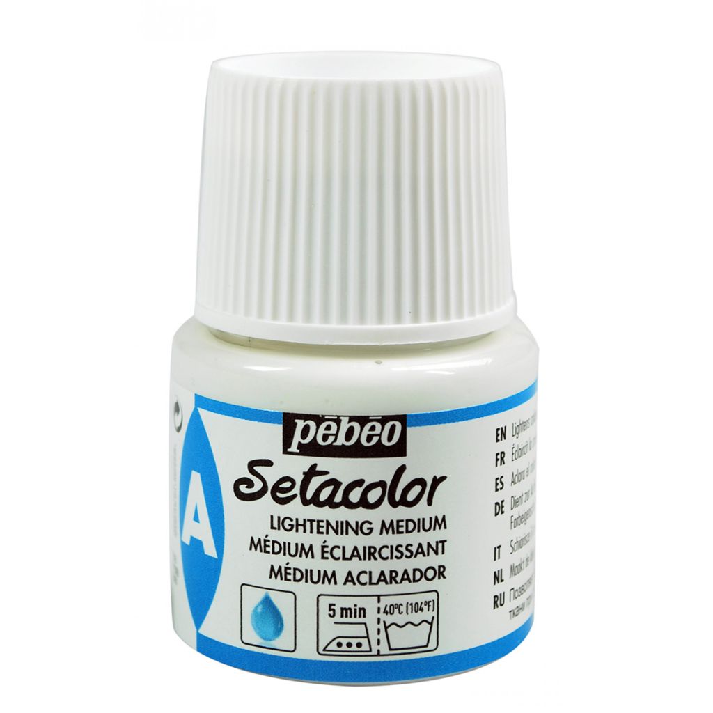 Pebeo Setacolor Lightening Medium - 45 ml bottle