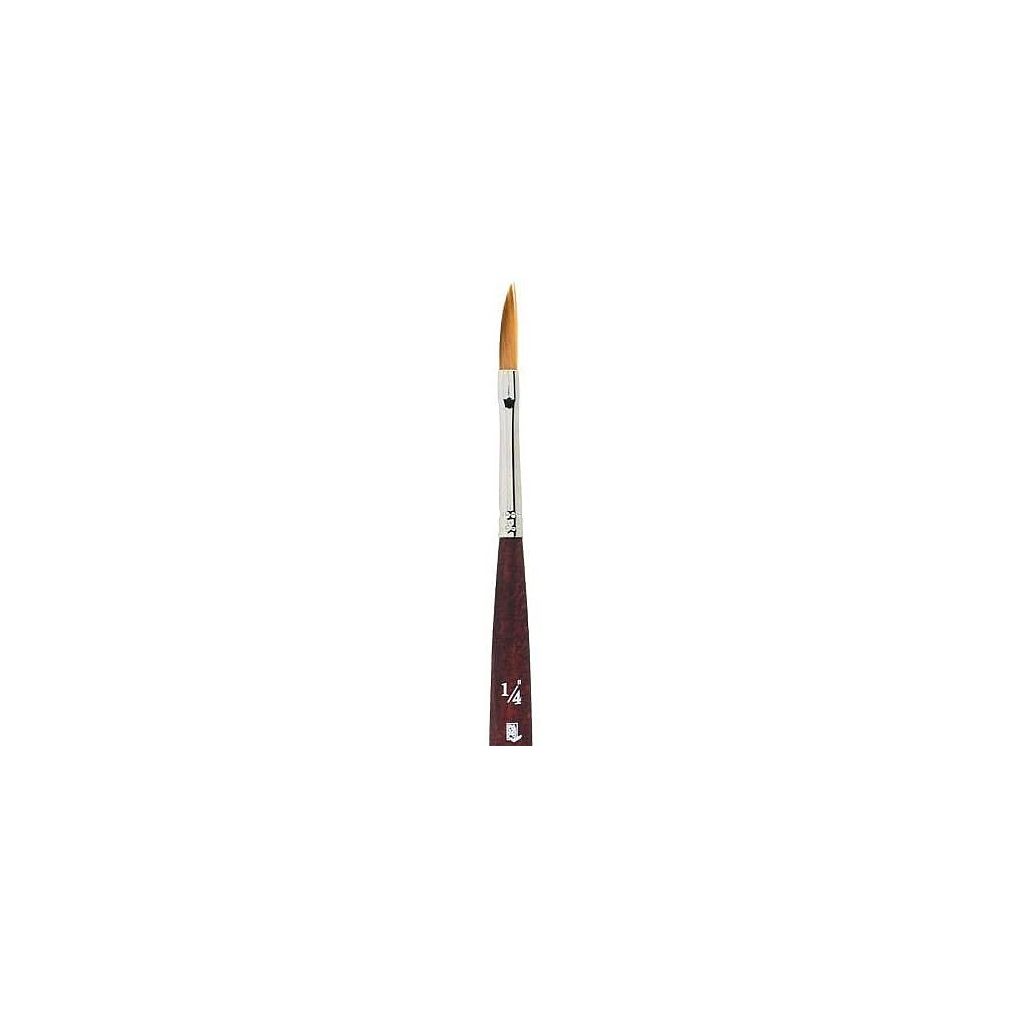 Princeton Series 3950 Velvetouch Luxury Synthetic Blend Brush - Mini Dagger Striper - Short Handle - Size: 1/4