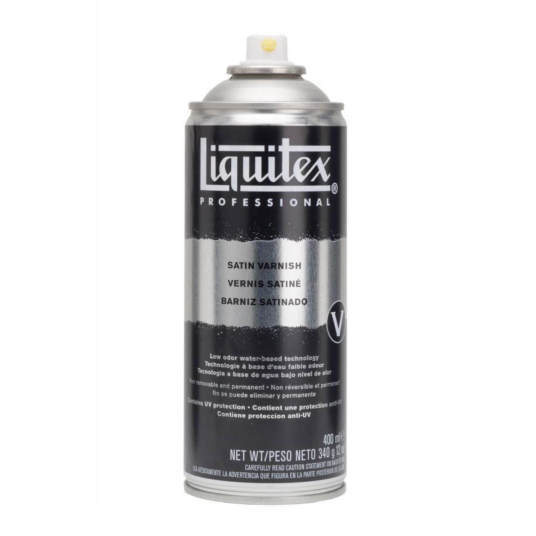 Liquitex Varnish - Professional Satin Varnish Spray - Bottle of 400 ML