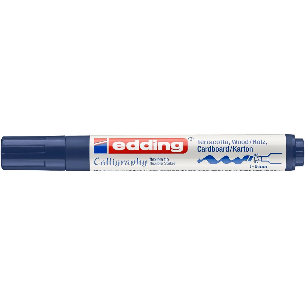 Edding 1455 Calligraphy Markers - Steel Blue (017)