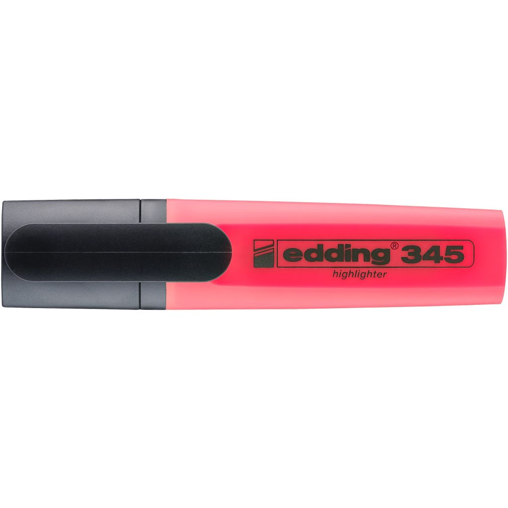edding 345 highlighter - geel, oranje, roze, groen - beitelpunt 2-5 mm