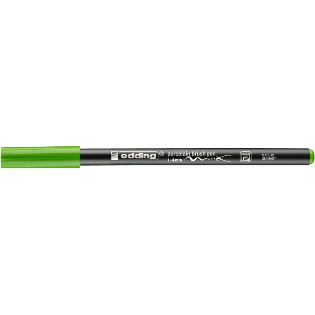 Edding Porcelain 4200 Brush Pen (1 - 4 MM) - Light Green (011)