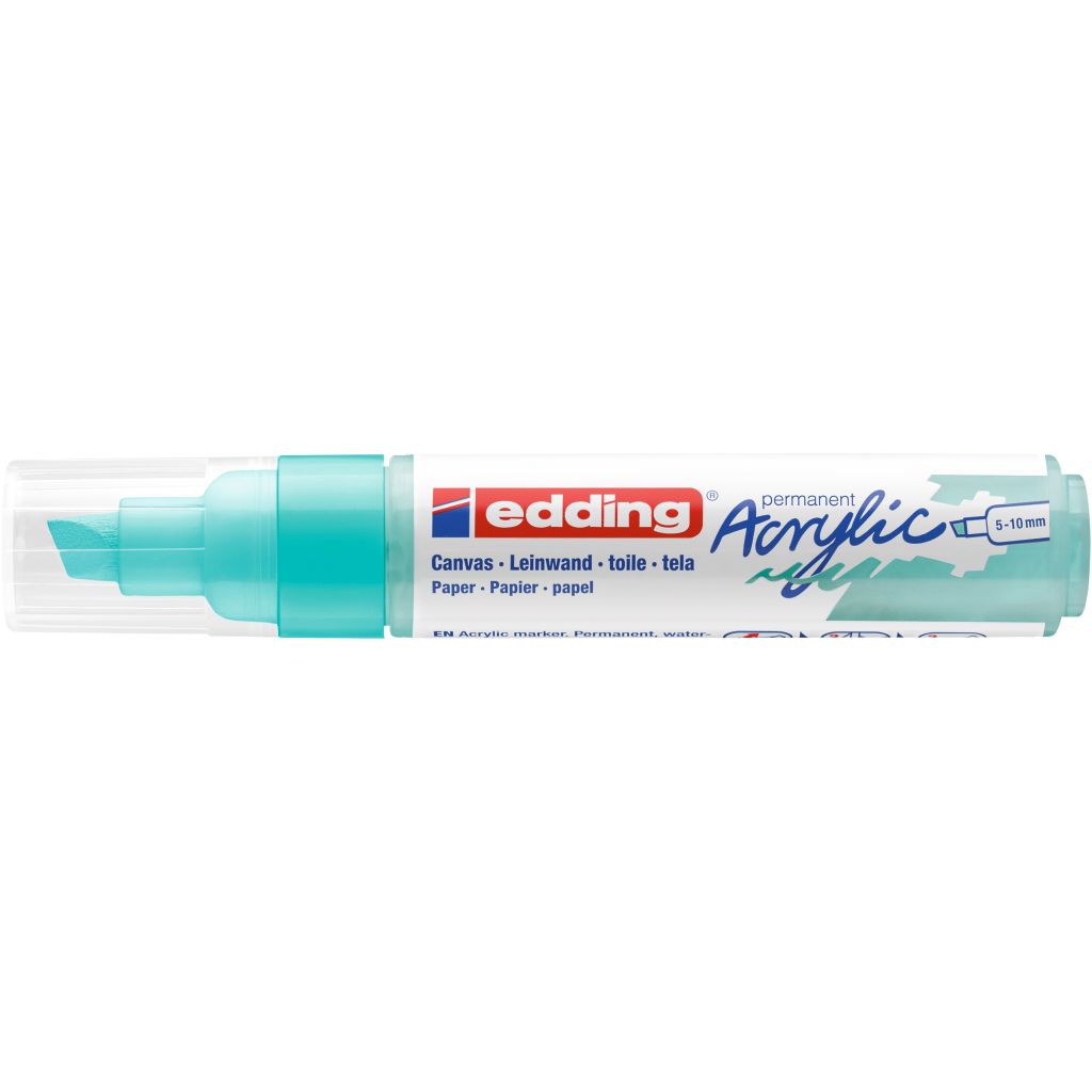 Edding 5000 Acrylic Paint Marker - Opulent Turquoise (934) Broad - Chisel Nib (5 - 10 MM)