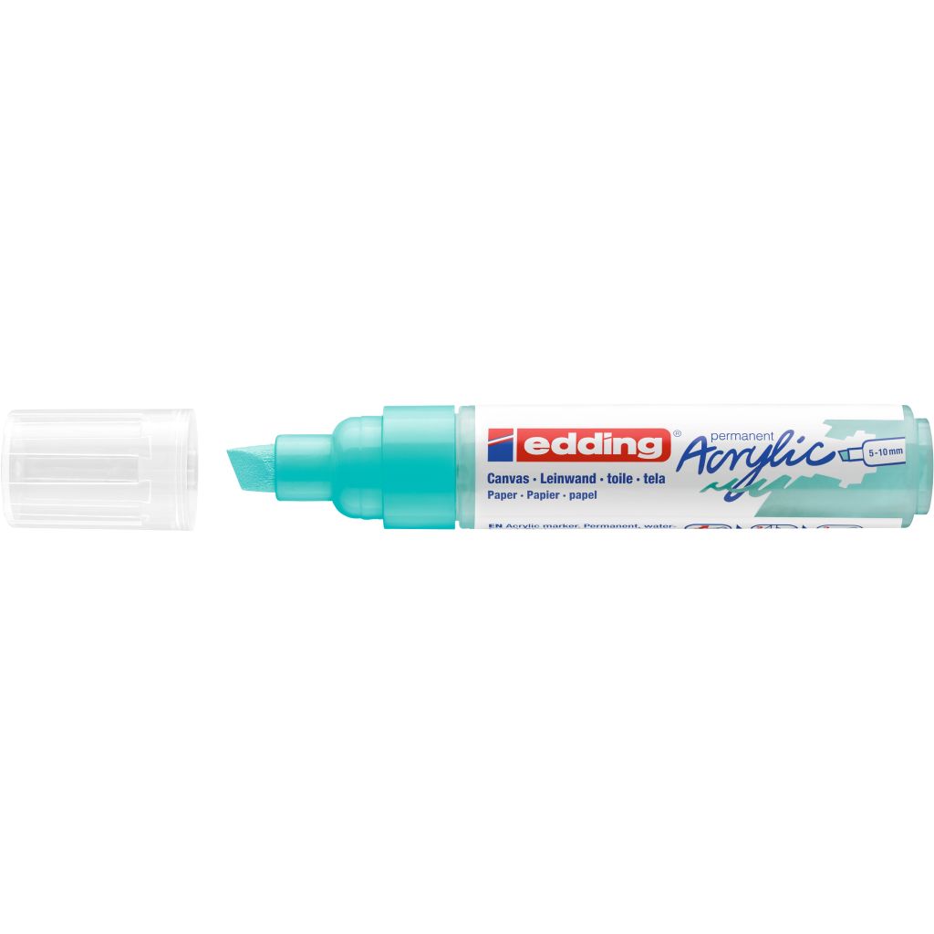 Edding 5000 Acrylic Paint Marker - Opulent Turquoise (934) Broad - Chisel Nib (5 - 10 MM)