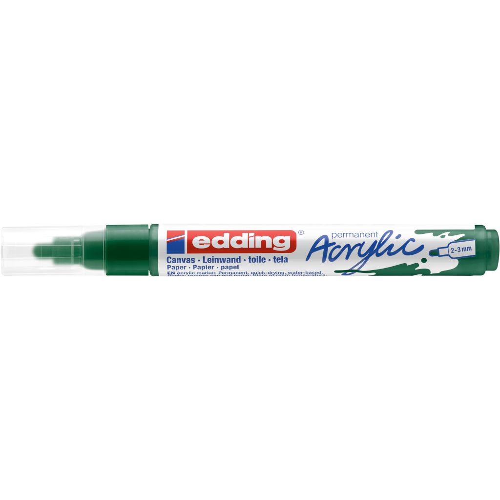 Edding 5100 Acrylic Paint Marker - Moss Green (904) Medium Round Tip (2 - 3 MM)