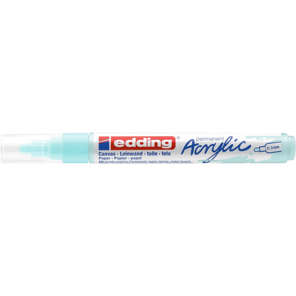 Edding 5100 Acrylic Paint Marker - Pastel Blue (916) Medium Round Tip (2 - 3 MM)