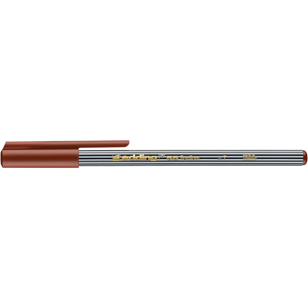 Edding 55 Fineliner Marker - Brown (007) 0.3 MM