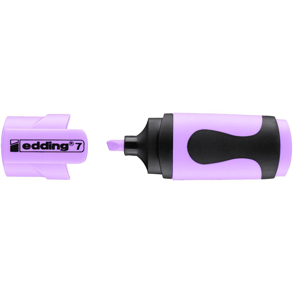 Edding 7 Mini Highlighter Pen - Chisel Tip ( 1 - 3 MM ) - Pastel Violet (134)