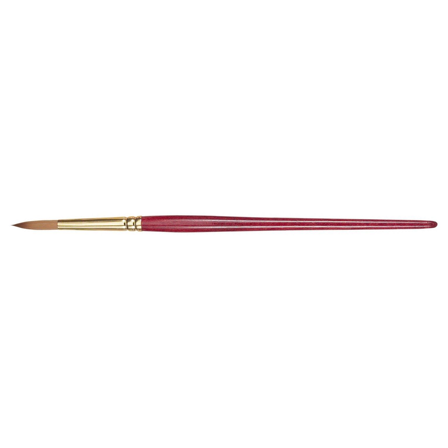 Princeton Series 4050 Heritage Synthetic Sable Brush - Round - Short Handle - Size: 24