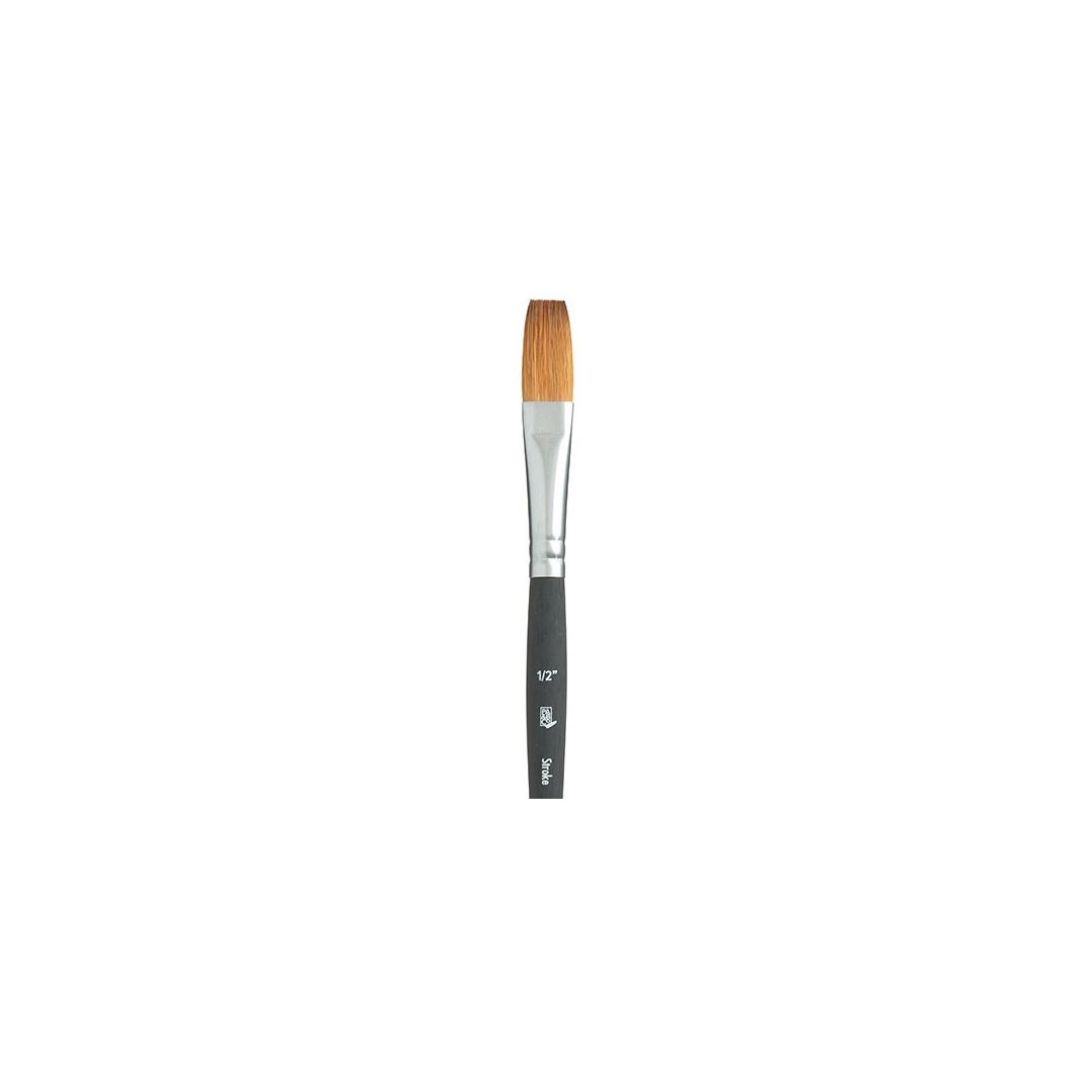 Princeton Series 4850 Aqua Elite Synthetic Kolinsky Sable Brush - Stroke - Short Handle - Size: 1/2