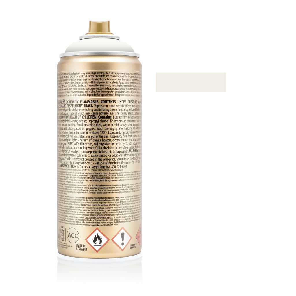 Montana Gold Acrylic Professional Spray Paint - 400 ML Can - Dolomite (G 7210)