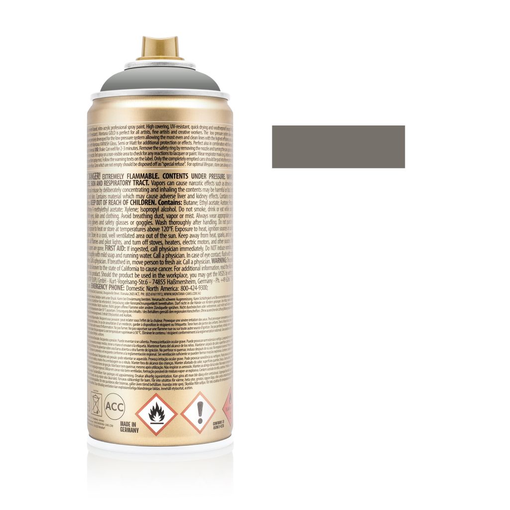 Montana Gold Acrylic Professional Spray Paint - 400 ML Can - Meteorite (G 7260)