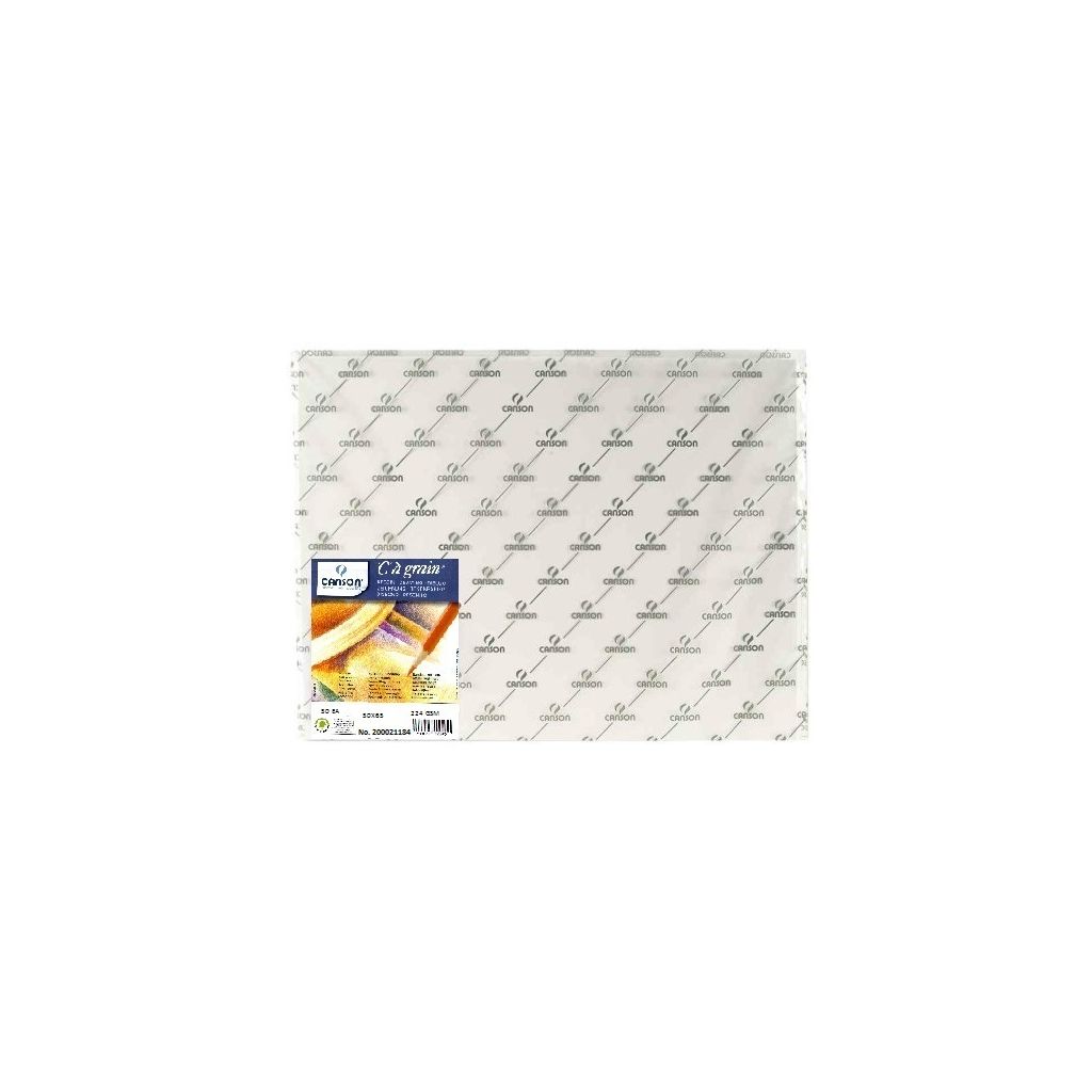 Canson C a' Grain Heavyweight Drawing Paper - Fine Grain 224 GSM 50 x 65 cm - Pack of 50 Sheets