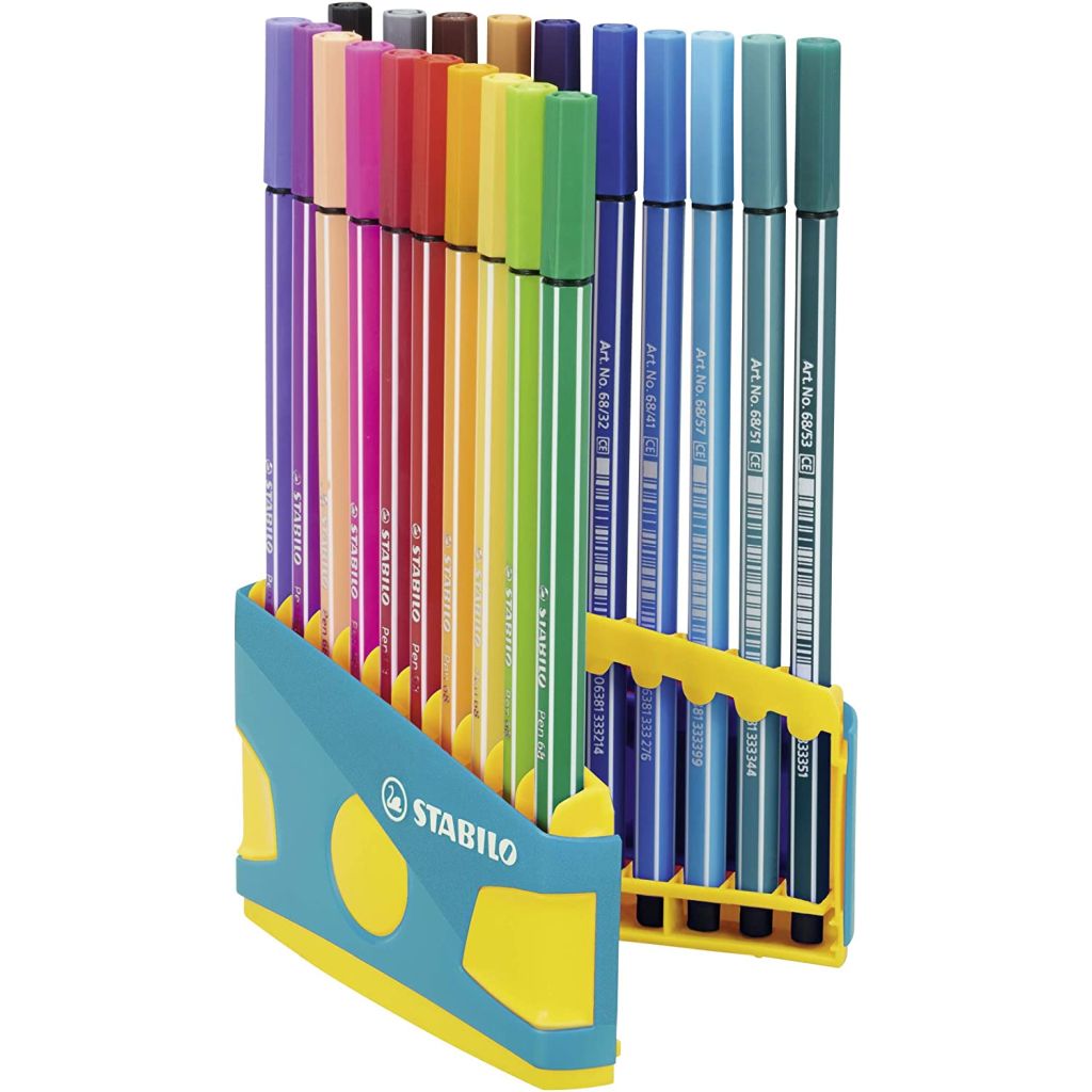 STABILO Pen 68 Premium Colouring Felt-Tip Pen SETS Art Lounge