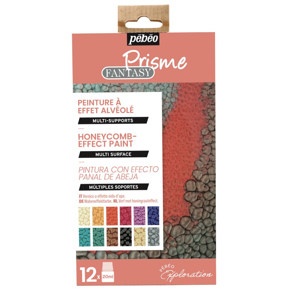 Pebeo Fantasy Prisme Mixed Media Paint - 12 x 20 ML - Exploration Set