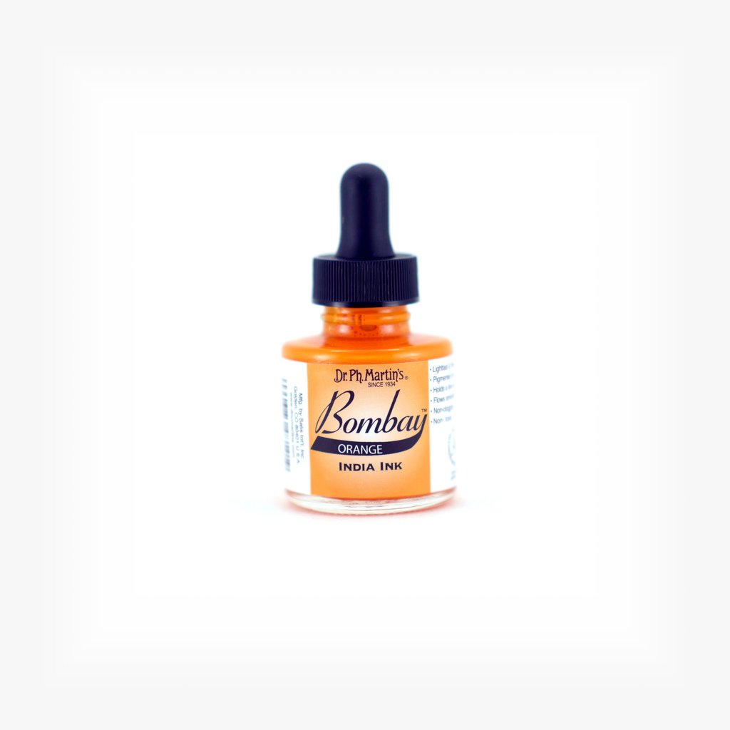 Dr. Ph. Martin's Bombay India Ink - 30 ml Bottle - Orange (14BY)