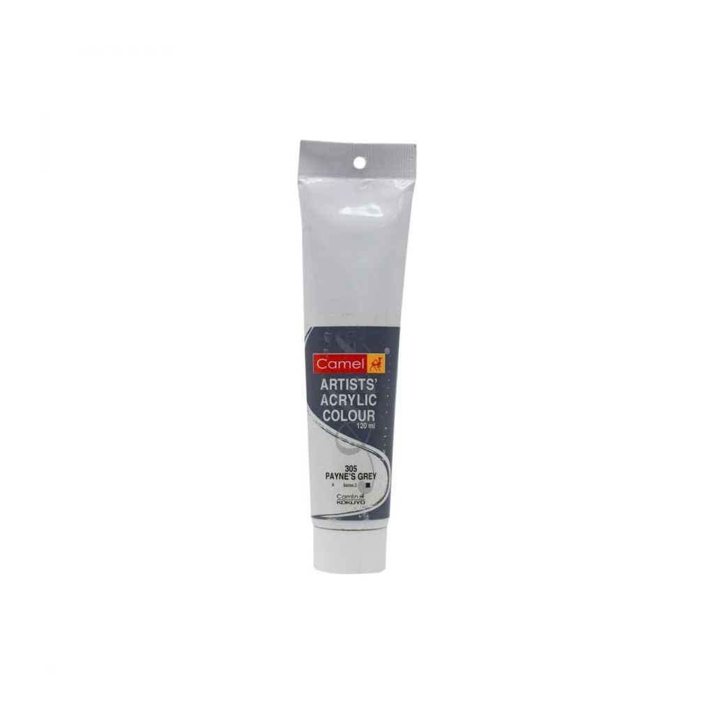 Camel Artists' Acrylic Colour - Payne's Grey (305) - Tube of 120 ML