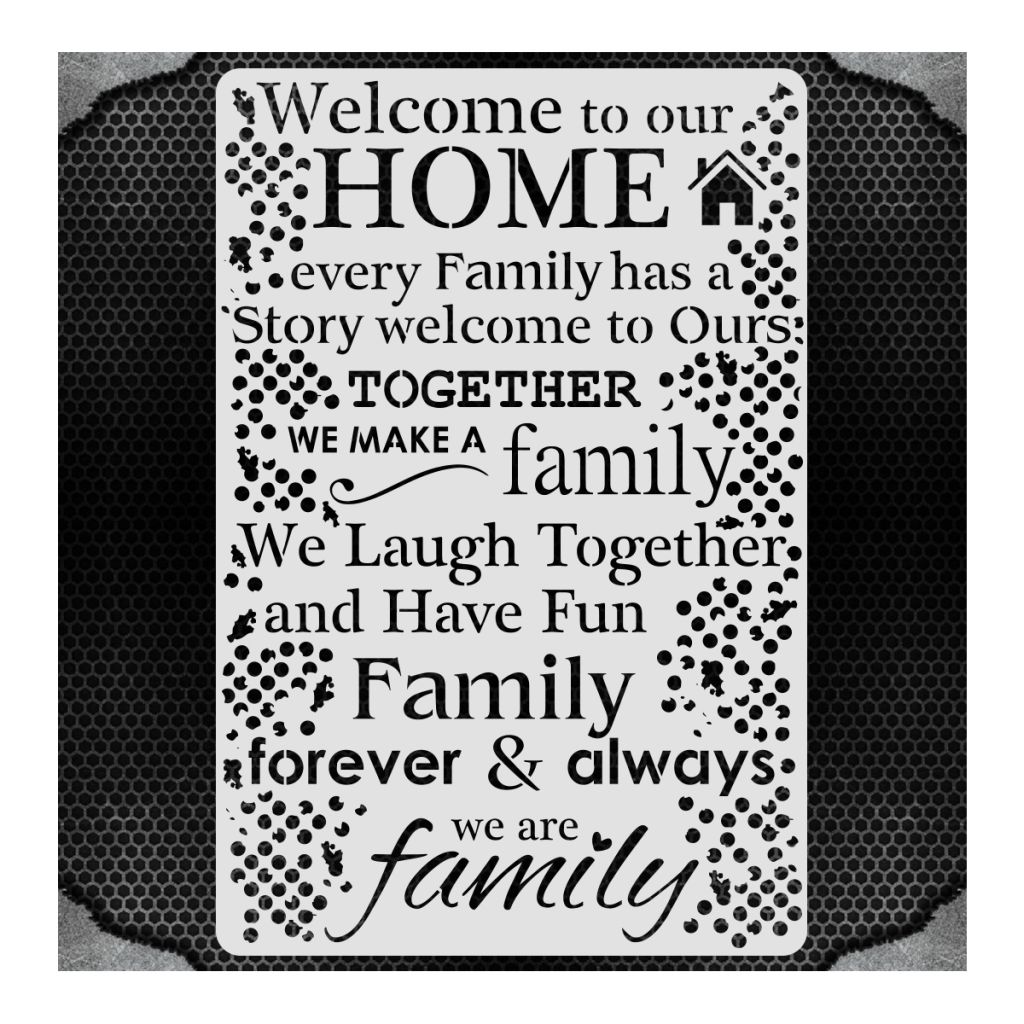 iCraft Home Decor Stencils - 12 x 18