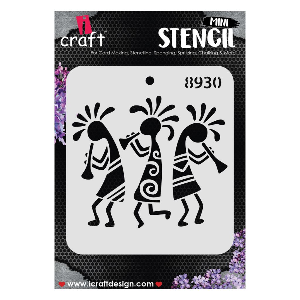 iCraft Mini Stencils - 4 x 4