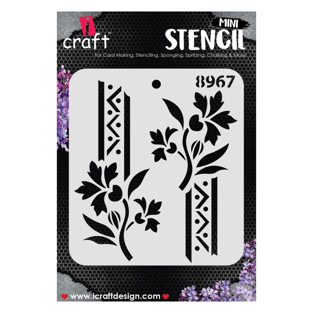 iCraft Mini Stencils - 4 x 4